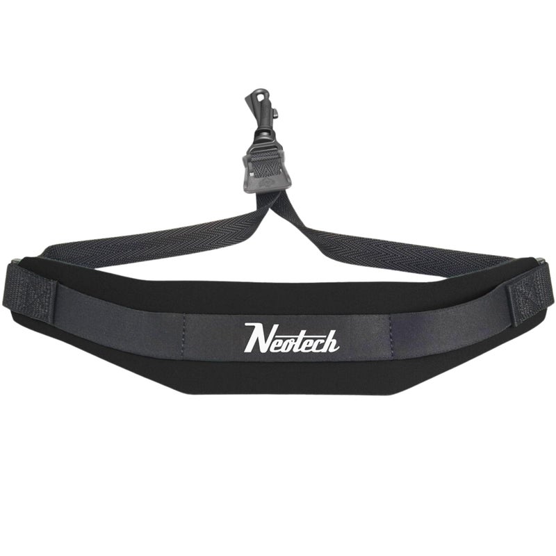 Neo Tech Neotech Saxophone Swivel Hook Neck Strap Soft Sax Padded for Alto Tenor Baritone Soprano â€“ (XL, Black) - Made in USA - Image 1